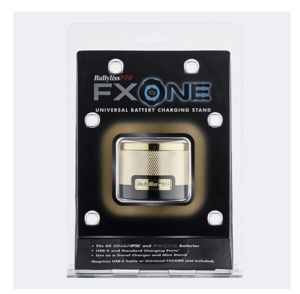 BaByliss PRO FX One Base de Carga de Batería Universal Soporte Dorado/Negro - TOTALMENTE NUEVO Foto 3 de 4