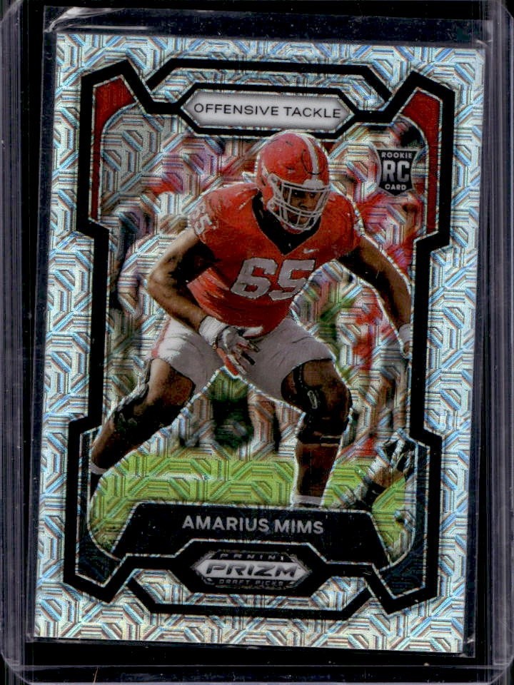 Amarius Mims Panini Prizm Draft Picks #126 Mojo