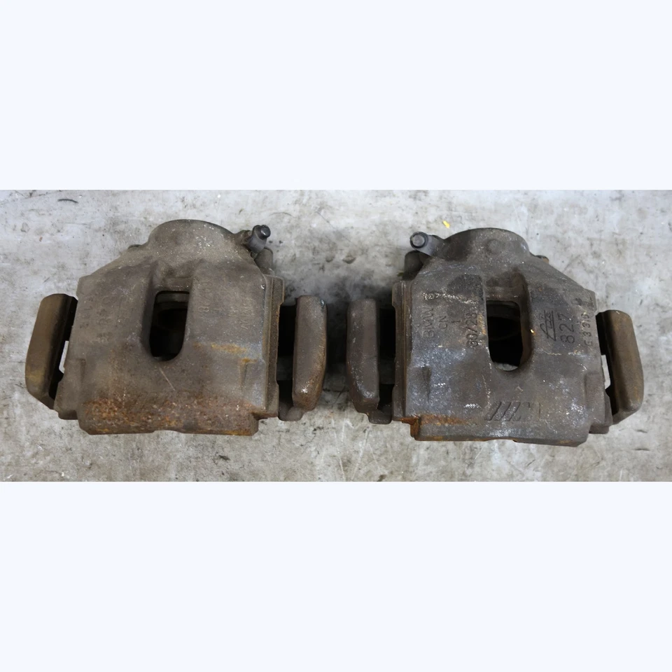 Juego de pinzas de freno delanteras izquierda derecha BMW E46 M3 //M 2001-2006 OEM USADO Foto 3 de 4