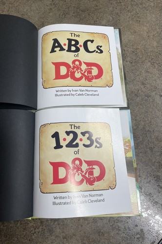 The 123s and ABCs OF D&D By Van Ivan Norman - Hardcover **Mint Condition** - Picture 3 of 6