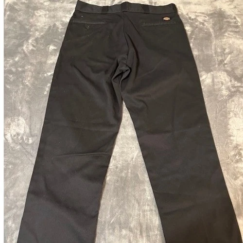 Pantalones de Trabajo Dickies 874 Calce Original Negros Para Hombre Talla 36x30 Sarga Algodón Poliéster Foto 2 de 4