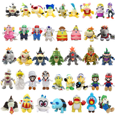 Super Mario Bros Captain Toadette Toad Bowser Koopalings Kong Plush Toy Optional