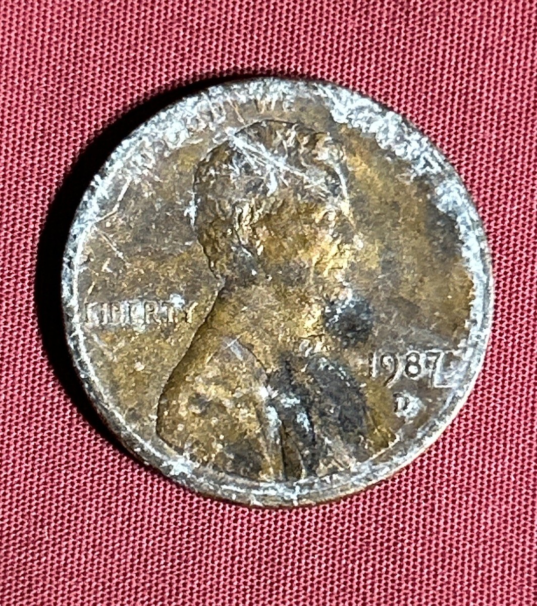 1987 D-S USA 1 Cent Lincoln Memorial MS ERROR!!! | eBay