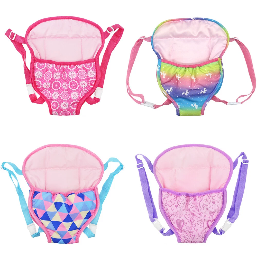 Doll Accessories Baby Doll Carrier Backpack Seeping Bag Clothes Childrens Toys