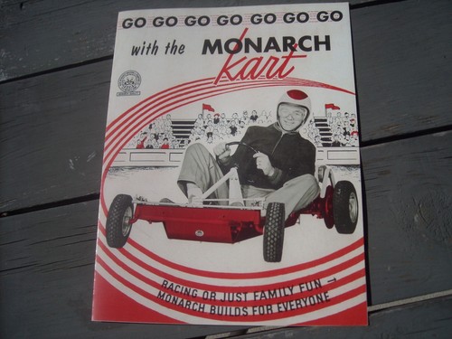1961 Vintage MONARCH GO KART Race Brochure ATV - 第 1/7 張圖片