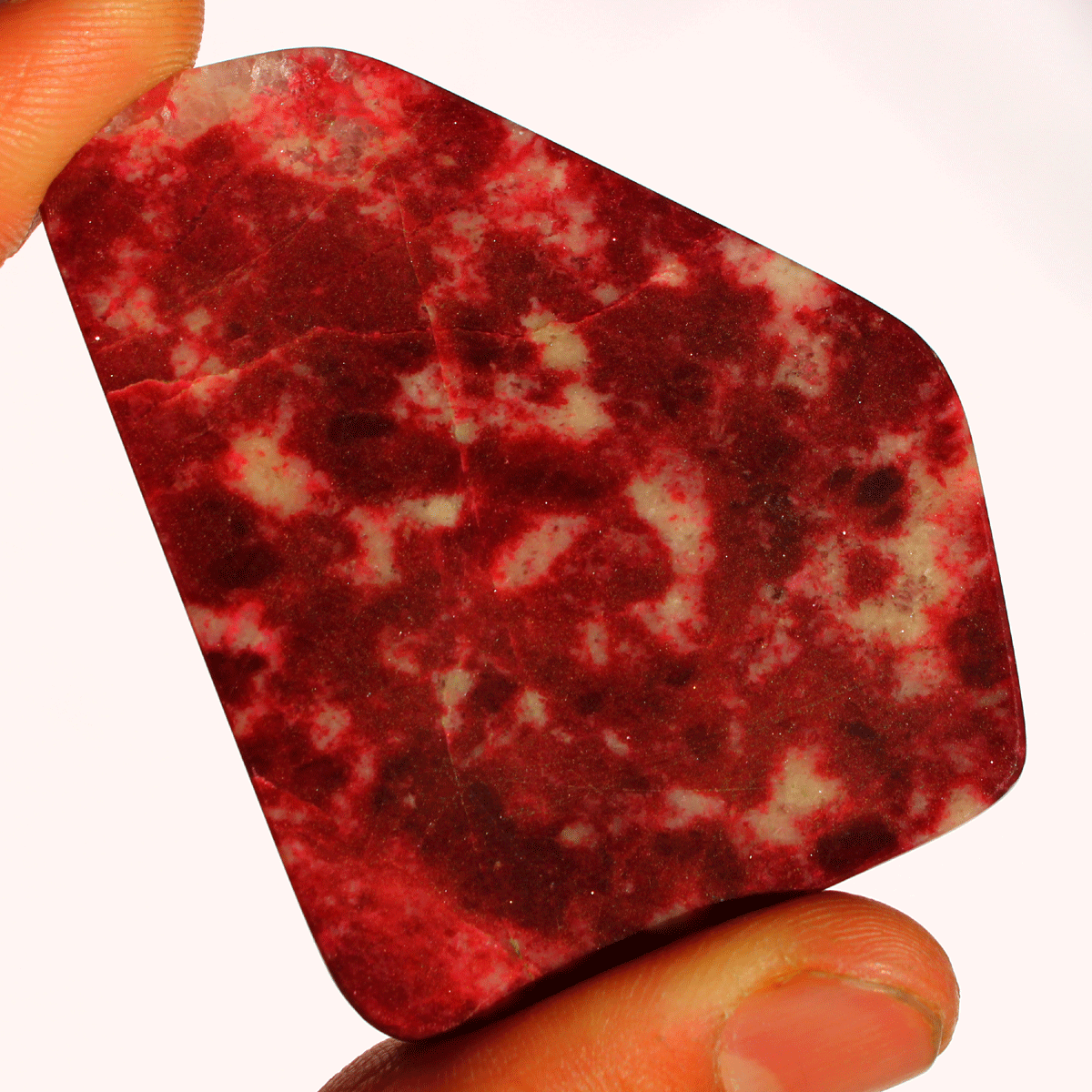 上質で快適 Norwegian 42.78g A+ Slab Crystal Polished Thulite Natural 画材