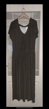 Et Vous Ladies Gold/Black Jumpsuit Size 15 New