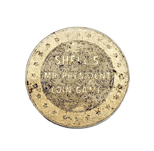 Vintage 1968 Shell Oil Gas Mr President Coin Game Ulysses Grant | eBay