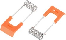 49x18mm Downlight Spring Clips 2 Pack Ceiling Lamp Securing Clamps Orange