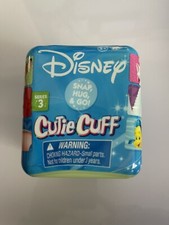 Disney Cutie Cuff Series 3 - Steering Wheel Buddy Plush Snap Bracelet Sealed NIB