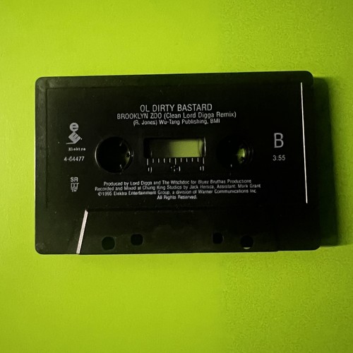 Ol Dirty Bastard – Brooklyn Zoo Cassette Single Hip Hop Wu Tang Clan 1995 ORG - Picture 5 of 5