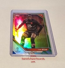2021/22 Topps UEFA Champions League Soccer Neon Green Foil Tim Weah 107/199