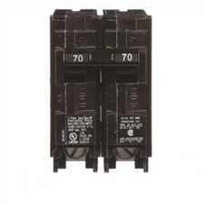Siemens Q270 70A 2-Pole 120/240V Circuit Breaker - Black