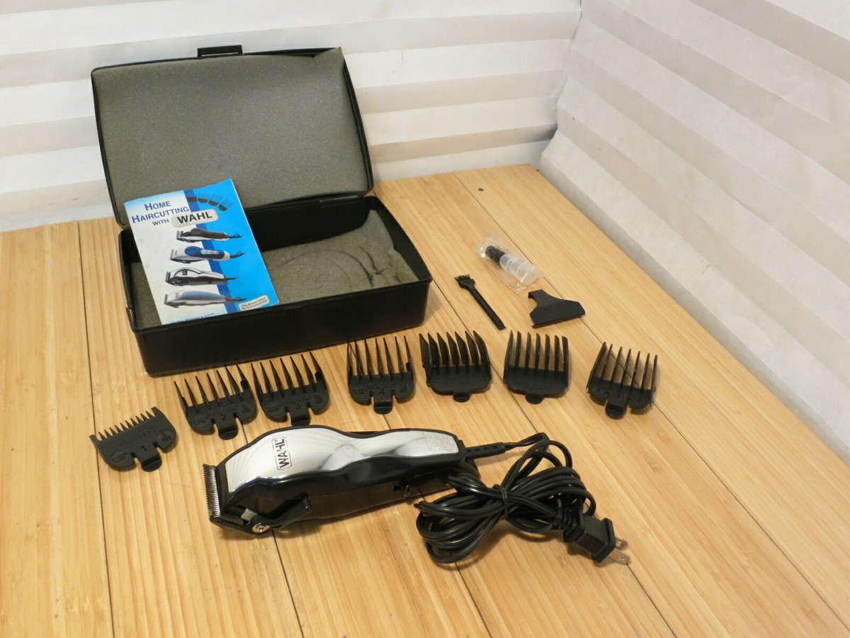 WAHL MC2 Adjustable Clippers Set with 1,2,3,4,5 7&8 Combs, Case