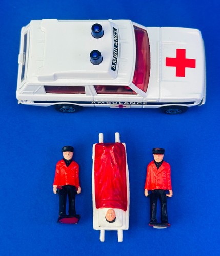 1:43 Corgi Toys #482 Range Rover Vigilant Ambulance RARE WHIZZWHEELS mib Original Box - Picture 11 of 18
