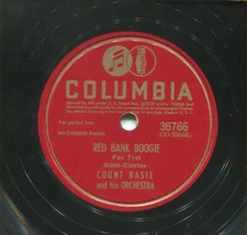 COUNT BASIE ( Red Bank Boogie / I Didn't Know About You ) JAZZ 78 RPM  RECORD