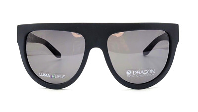 DRAGON - DR DUSK - 002 58/17/140 - MATTE BLACK - NEW Authentic MEN SUNGLASSES