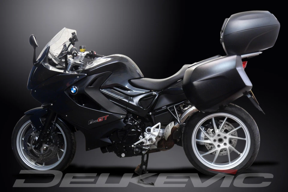 BMW F800GT 2013-2017 Delkevic Slip On 13.5" X-Oval Kit de silenciador de escape de acero inoxidable Foto 3 de 4