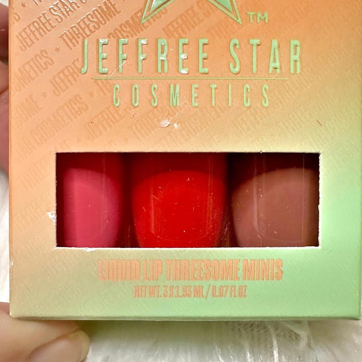 NIB Jeffree Star Mystery Trio Mini Velour Liquid Lipsticks 1.93ml