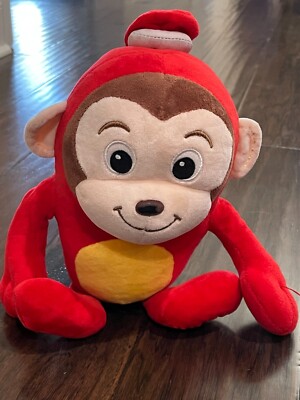 COCOMONG Robocong Toytron Plush 12'' Stuffed Animal Korean Animation Red Monkey