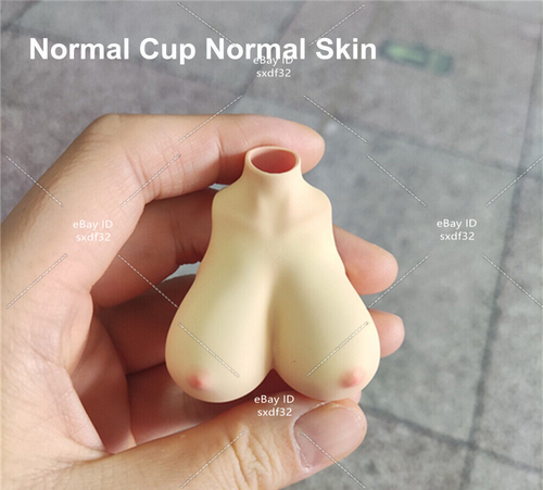 1:12 Female Big Bust Breast Cover Replacement Model For 6'' Action Figure Body - Picture 4 of 16
