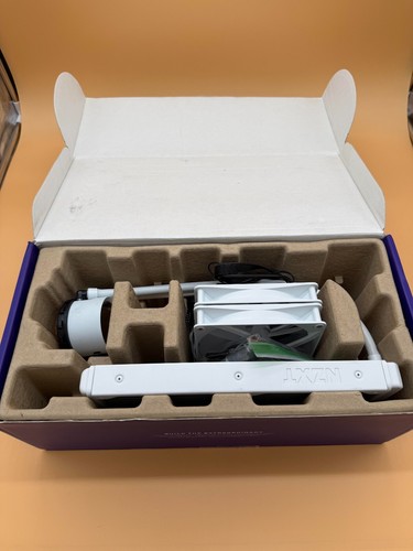 NZXT Kraken 280 RGB 2x140mm AiO Liquid CPU Cooler - Matte White 3150Z - Photo 4/13