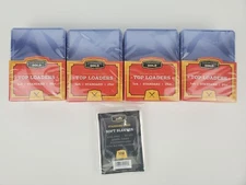 100 Standard Toploaders & 100 (1Pk) Soft sleeves Bundle Free Shipping