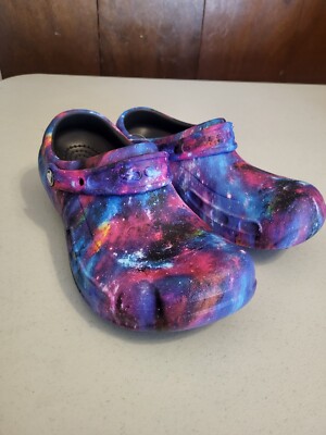 CROCS size Women 7 Cosmic Nebula Galaxy NWT rare design Gorgeous clog