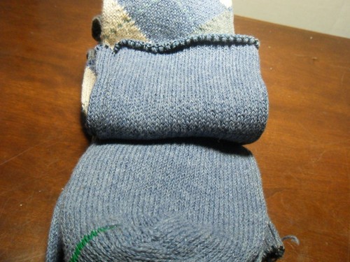 Vintage SOFPUFF 50s-60s Mens Argyle Diamond Pattern Socks SIZE 8-10 NEW - Picture 8 of 8