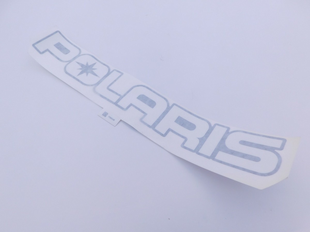 NEW OEM POLARIS WHITE DECAL 2014-2019 4 RZR GENERAL 1000 900 TURBO