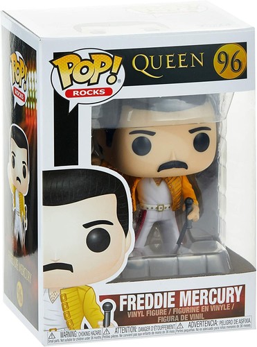 Queen Freddie Mercury Wembley 1986 Pop! Funko Rocks Vinyl Figura N°96 - Imagen 5 de 6