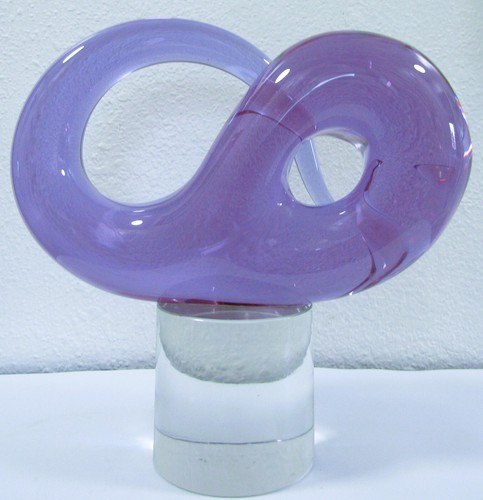 Livio Seguso Italian, b. 1930 Italian Murano Art Glass Abstract Sculpture 1973 - Picture 7 of 12