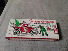 Original NOS 1950s Sinclair Gasoline Christmas Greetings Box