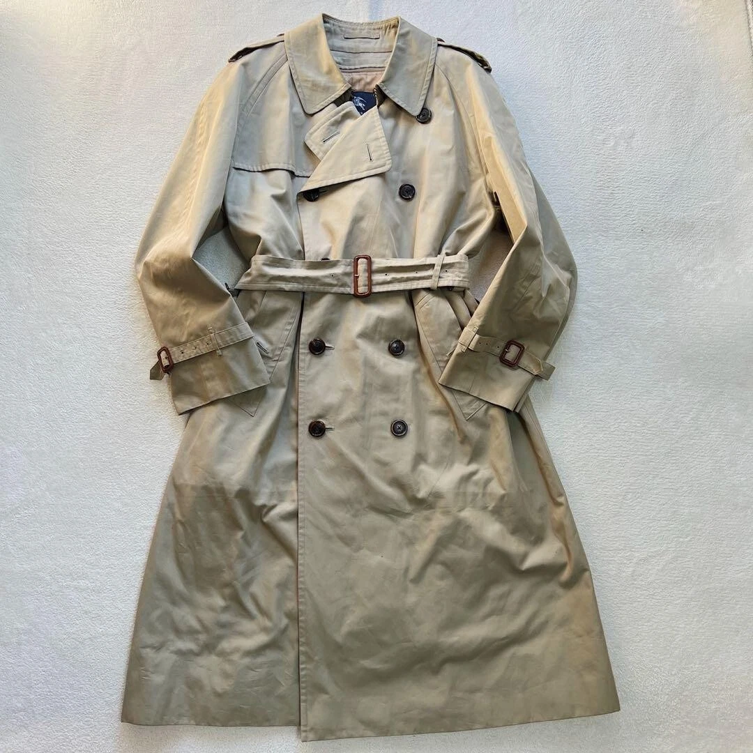 Burberry London Trench coat con fodera in misto cashmere kaki limited dal GIAPPONE