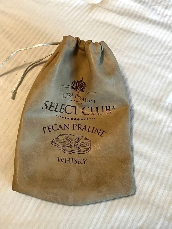 BAG: Select Club Ultra Premium Pecan Praline Whisky, Faux Leather, 7x10 Inch