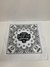 Ram Dodge Wrangler NFR ProRodeo PRCA Texas 2020 White Bandanna 22" X 21 .5  