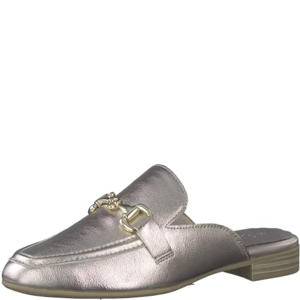 (TG. 38 EU) MARCO TOZZI Donna 2-2-27305-30, Sabot, Platino, 38 EU - NUOVO