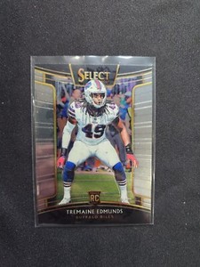 2018 Panini Select Football Tremaine Edmunds RC Concourse #26