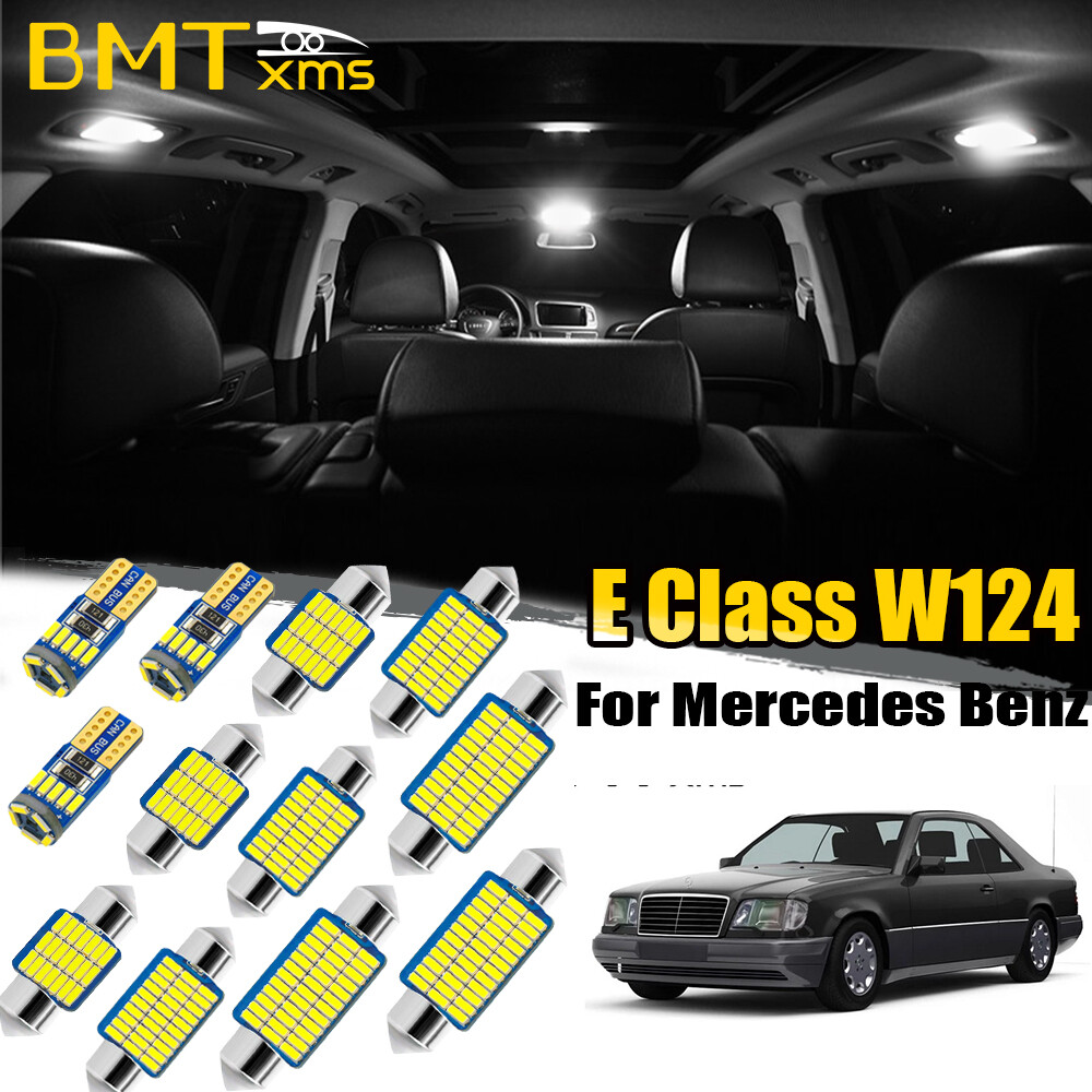 13x White LED Interior Light Kit for Mercedes Benz W124 1985-1995