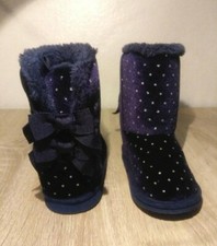 Velvet Fur Boots Size 5 in Toddlers