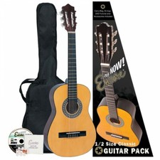 Encore 1/2 Size Classical Acoustic Guitar Outfit Childrens Kids Starter Pack