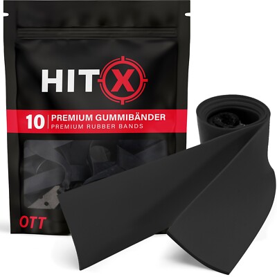 HITX Steinschleuder Gummibänder Zwille Gummi Extra Stark Slingshot OTT & TTF