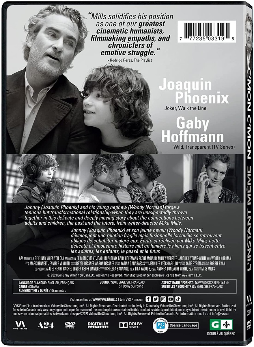 C'mon C'mon (DVD) 2021 Joaquin Phoenix, Woody Norman NEW | eBay