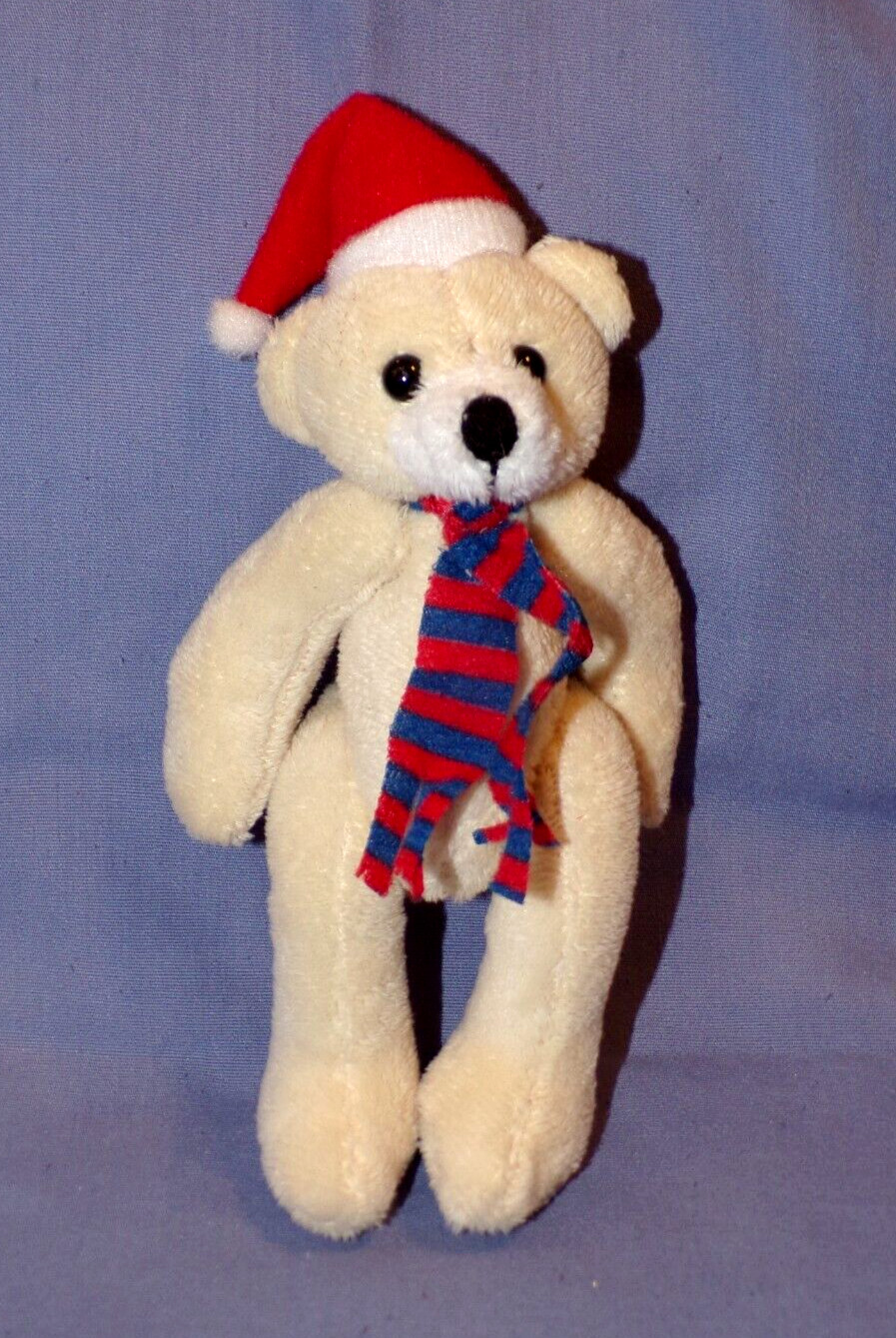 Miniature Jointed Magnetic Hands Plush Stuffed Animal Teddy Bear 7.5" Christmas
