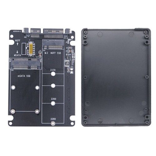 MSATA /M.2 To Solid Disk SATA3 Adapter Card for 2230/42/60/80 SSDs NGFF to SATA3