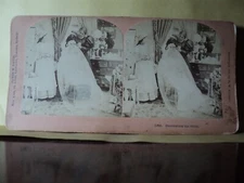 Kilburn #11890 Stereoview Bride being Dressed for her Wedding in 1897