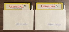 RARE 1989 Vintage Grammatik IV By Reference Software 5.25" Floppy Disks