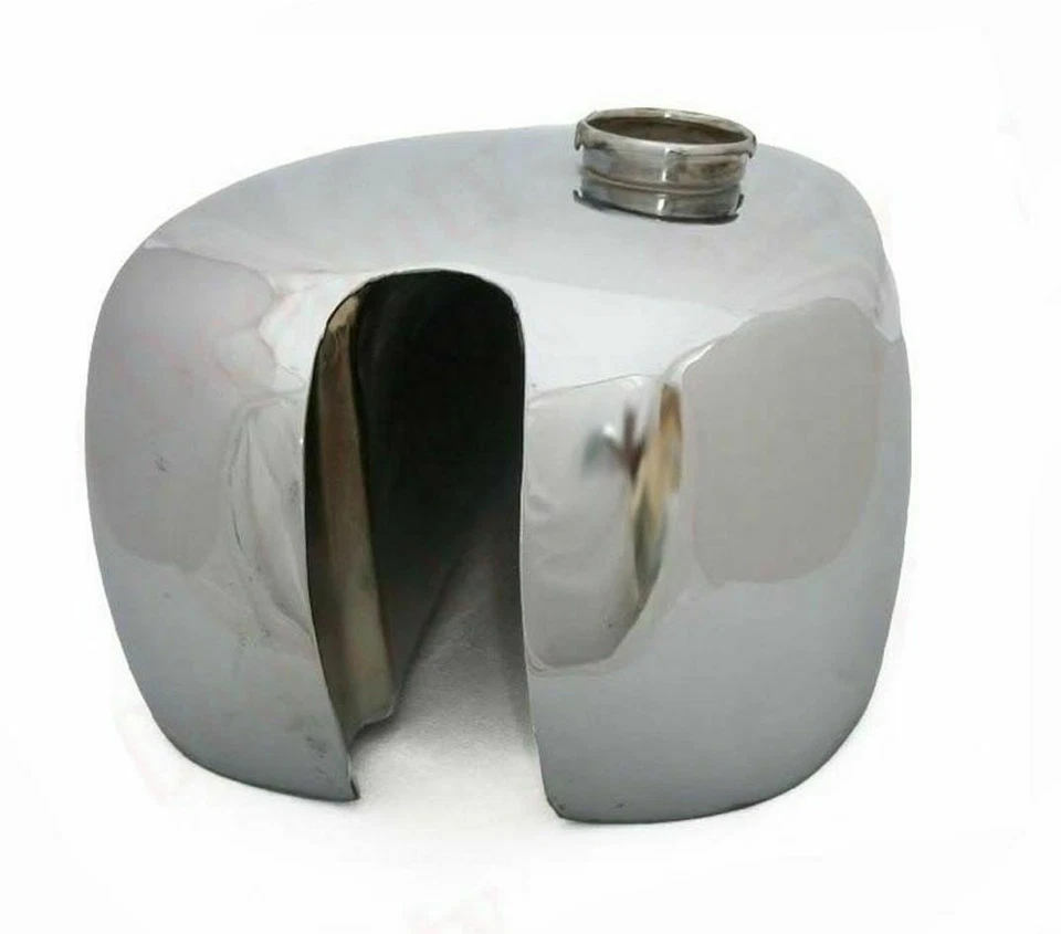 Tanque de combustible de gasolina cromado vintage 1927 Bsa S31 Sloper Foto 2 de 4