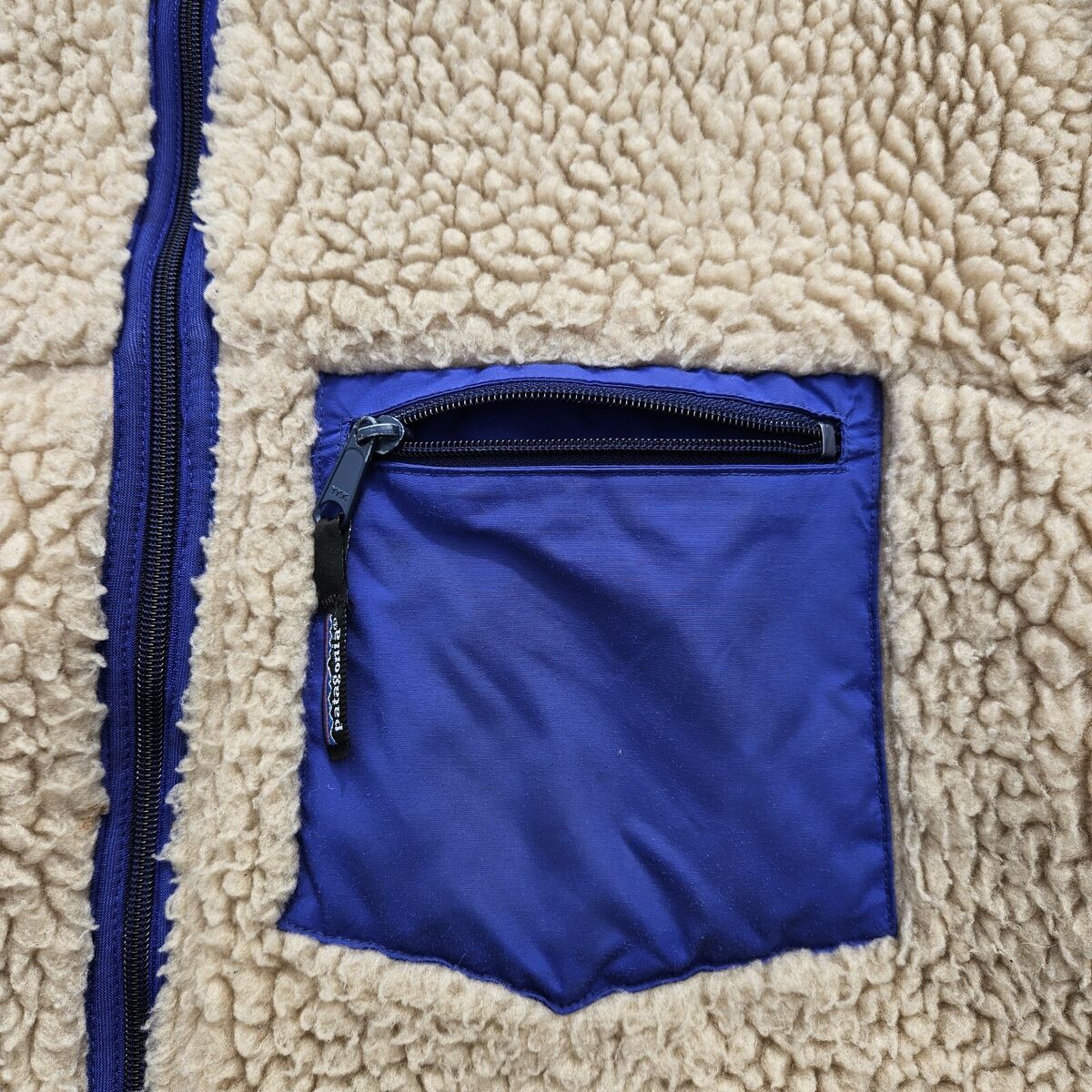 Vintage 1980s Patagonia Retro X Deep Pile Oatmeal Size Vintage 1980s Patagonia Retro X Deep Pile Oatmeal Size