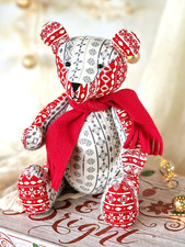 Memory Bear, Fabric Toy Sewing PATTERN Cloth Keepsake Teddy, My Fabric Heaven